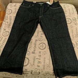 Dark denim levi jeans